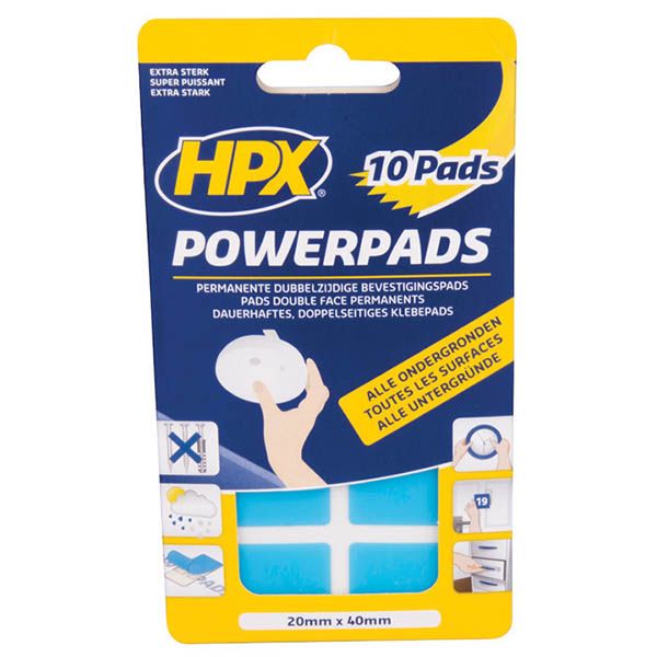 HPX - Διάφανα Power Pads 29mmx41mm 10τεμ
