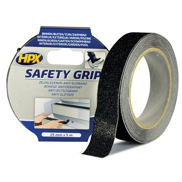 HPX - Safety Grip Αντιολισθητική Ταινία Ασφαλείας 25mmx18m μαύρη