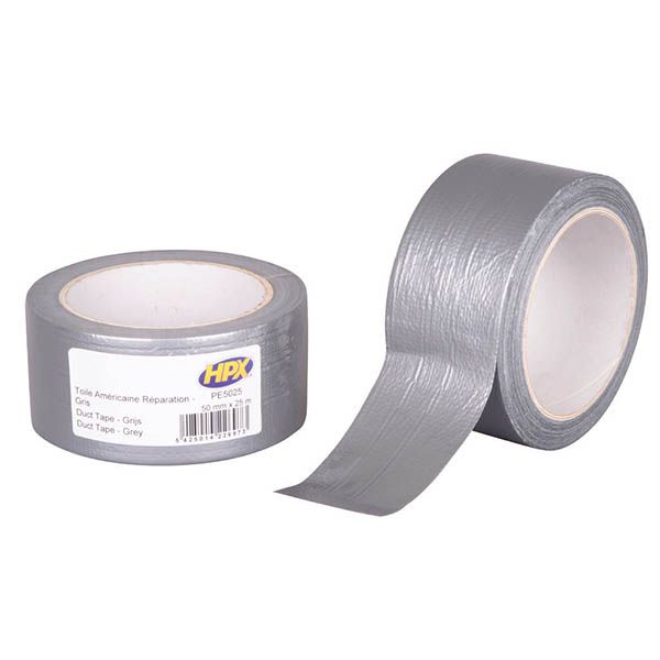 HPX - Duct tape 1900 ασημί 48mmx25m