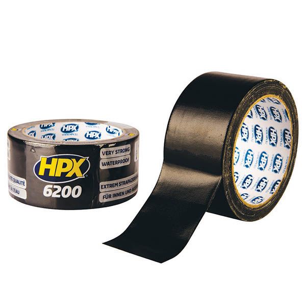 HPX - Υφασμάτινη ταινία επισκευών 48mmx5m μαύρη