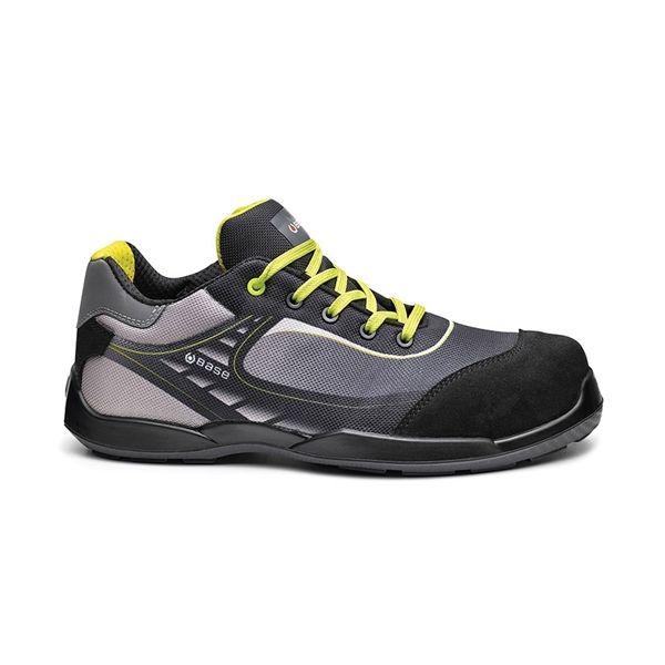 BASE - Παπούτσια Εργασίας TENNIS S3 Μαύρο/Κίτρινο No.41