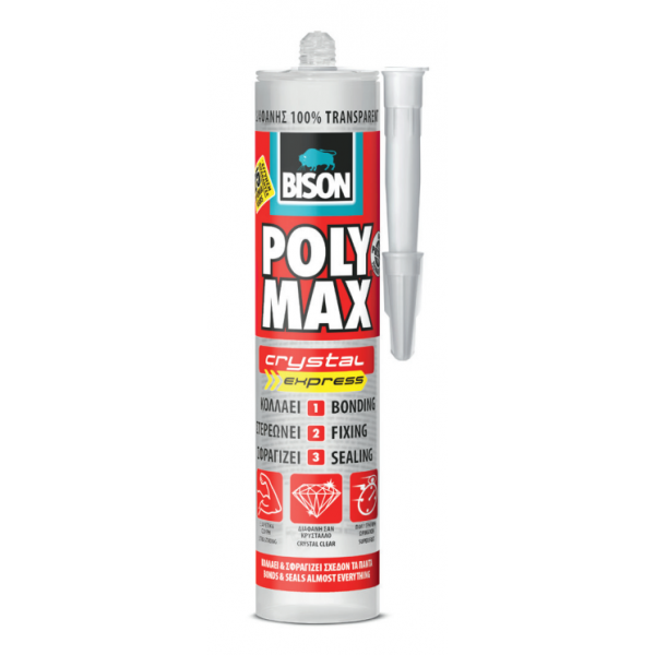 BISON - Poly Max® Express - Crystal - Φύσιγγα 300 g