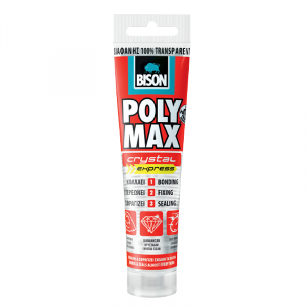 BISON - Poly Max® Express - Crystal - Σωληνάριο 115 gr