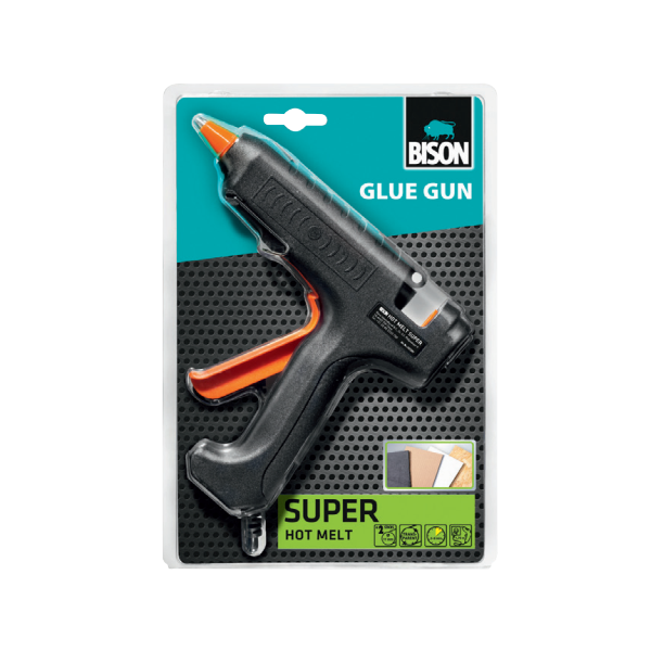BISON - Glue Gun Super - Ηλεκτρικό Πιστόλι σε blister 