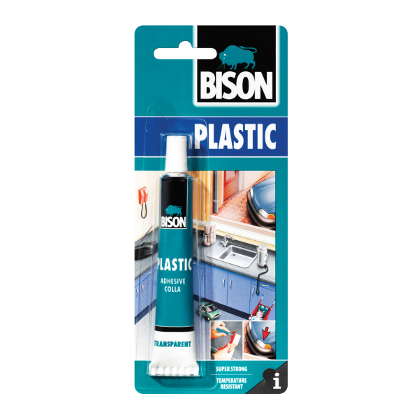 BISON - Plastic – (Κόλλα για σκληρά πλαστικά) - Σωληνάριο 25 ml σε blister