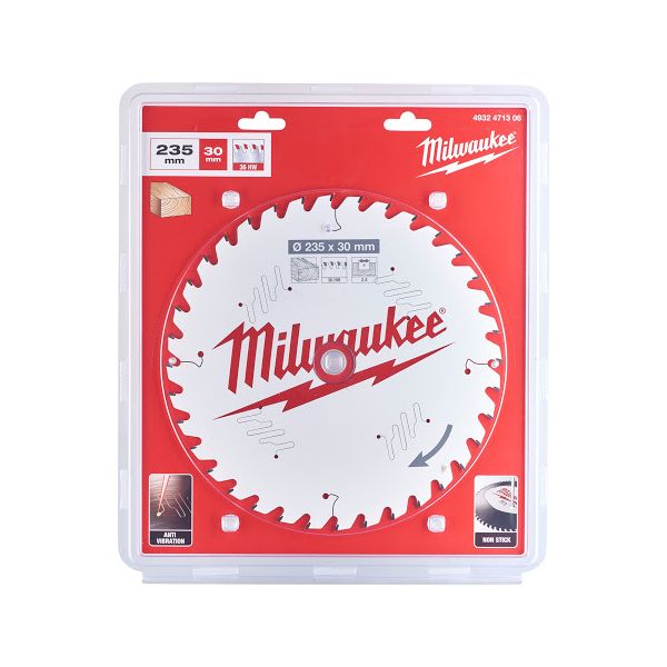 MILWAUKEE - 235mm Δίσκος Αλουμινίου για δισκοπροίονα χειρός (36 δόντια)