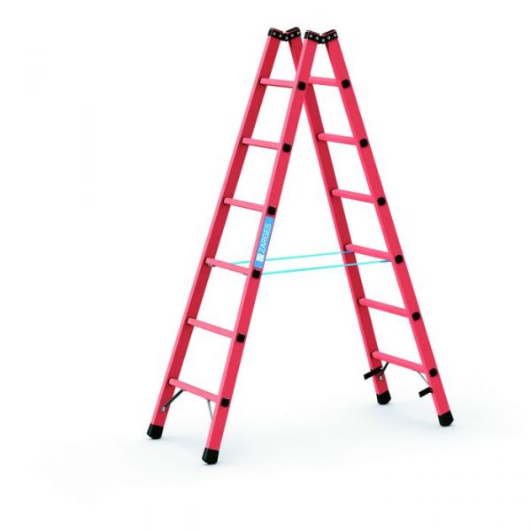 ZARGES - EFA B (Z600) Πλαστική σκάλα διπλής πρόσβασης - Σκαλιά: 2x6