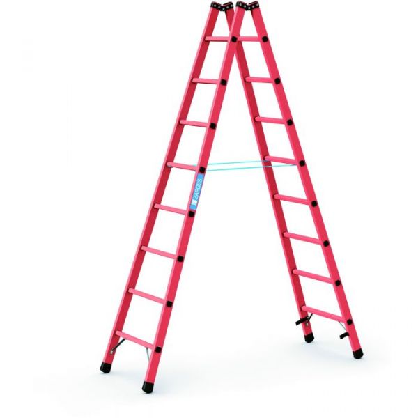 ZARGES - EFA B (Z600) Πλαστική σκάλα διπλής πρόσβασης - Σκαλιά: 2x8