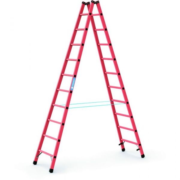 ZARGES - EFA B (Z600) Πλαστική σκάλα διπλής πρόσβασης - Σκαλιά: 2x10