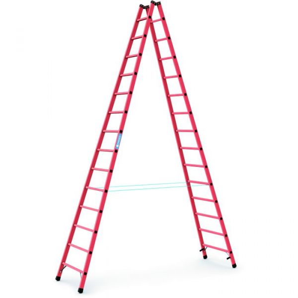 ZARGES - EFA B (Z600) Πλαστική σκάλα διπλής πρόσβασης - Σκαλιά: 2x14