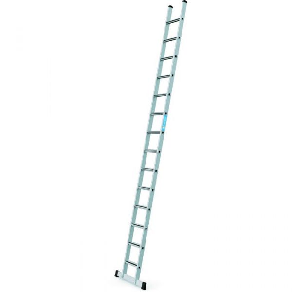 ZARGES - Saferstep L (Ζ600) Μονή σκάλα με στεγανοποιημένο σκαλοπάτι ανοδιωμένο - Σκαλιά: 14